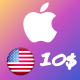 گیفت کارت اپل آمریکا 10 دلاری