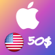 گیفت کارت اپل آمریکا 50 دلاری
