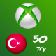 گیفت کارت ایکس باکس ترکیه 50 لیر