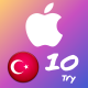 گیفت کارت اپل ترکیه 10 لیر