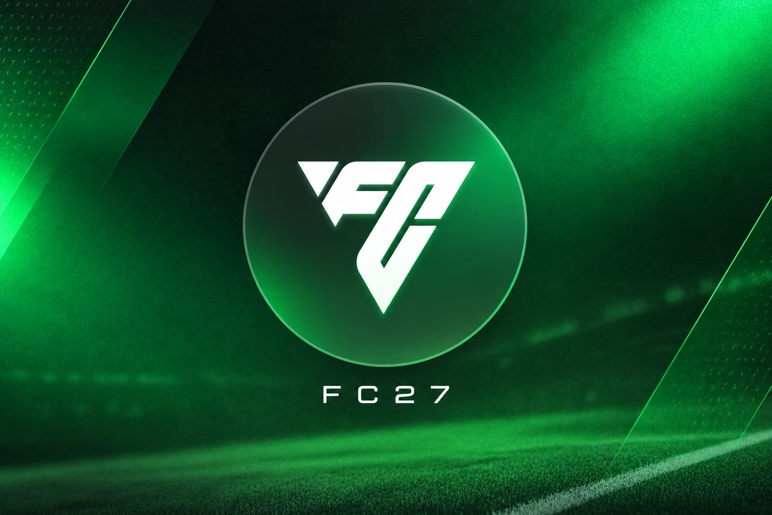Neon Green FC27 Emblem Wallpaper اکانت پلی استیشن بازی FC27 - Image 1